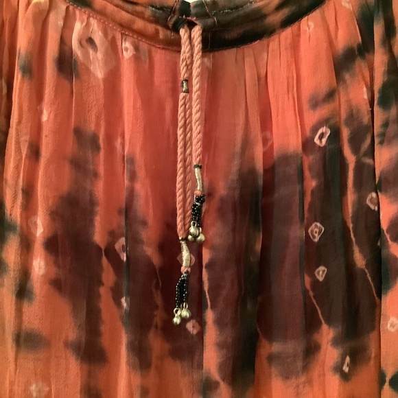 BOHO tie dye patterned “hippy style” drawstring lined skirt - Picture 7 of 11